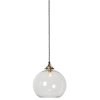 Lampa z dużym szklanym kloszem Hope przezroczysta
